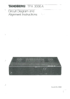 Tandberg TPA-3006-A - Service Manual-2 